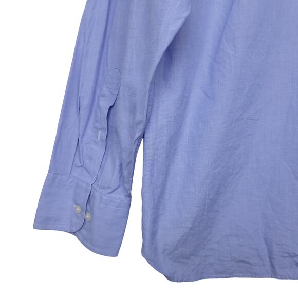 J Crew Men's Long Sleeve Button-Up Shirt Size XL 17-17.5 Periwinkle Blue - Picture 11 of 16
